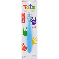 Radius Totz Toothbrush 18+ Months - Extra Soft - Clear Sparkle - Case of 6