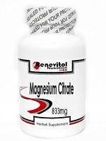 Magnesium Citrate 833mg 100 Capsules ~ Renevitol