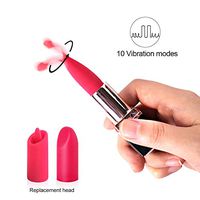 Personal Wand Pocket Pleasure,Waterproof Cordless Massaging Wand for Body Muscle, Small Pocket Pleasure with Lipstick Pleasure 10 Vi-Bra^Tion Lipstick Pleasure Vibration Modes