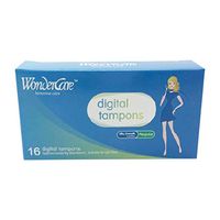 Sport Tampons, 100% Natural Cotton Tampons, Normal Flow Tampons Super Absorbent Comfort, 8 Hours of Comfortable, Leak-Free Protection (16 pcs)