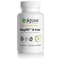 MagSRT (Jigsaw Health Magnesium w/SRT - B-Free) Premium, Organic, Slow Release Magnesium Supplement - Active, Bioavailable Magnesium Malate Tablets - 60 ct