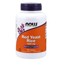 NOW Supplements, Red Yeast Rice 1200 mg, 120 Tablets