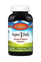 Carlson - Super 1 Daily, Vegetarian Multiple Formula, Multivitamin, Optimal Wellness, 180 Tablets