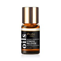 Ancient Ayurvedic Stress Release Soothing Promotes Relaxation, Calming Essential Oil Blend of lavender, Sweet Orange, Roman Chamomile, Vetiver, Geranium, Lemongrass, Clary Sage, Brahmi