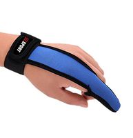 Leoie Outdoor Sunscreen Fishing Single-Finger Glove Anti-Slip Finger Guard Mitten 1PC Blue Full Single Finger Free Size