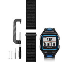 C2D JOY Compatible with Garmin Forerunner 920XT Band Replacement (Pins and Pin Removal Tool) Sport Mesh Strap for Garmin 920XT Accessory Watch Bands Nylon Weave Watchband - 10#, M/5.5-7.9 in.