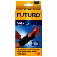 3M Health Care 48401EN Wrist Support, Left Hand, Small/Medium, Black (Pack of 12)