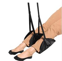 Comfy Hanger Travel Airplane Footrest Hammock Made with Premium Memory Foam Foot Outdoor Furniture