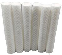 White 24 pcs Wick Refill Sponge Empty Essential Oil Aromatherapy Nasal Inhaler Tube Refill unscented wick