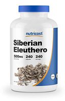 Nutricost Siberian Eleuthero 500mg, 240 Capsules - Eleutherococcus Senticosus - Gluten Free & Non-GMO