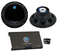2) PLANET AUDIO AC12D 12" 3600W Car Subwoofers Subs+2600W 2 Channel Amplifier
