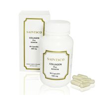 Intensive Collagen and Keratin Complex by Saintsco® - 90 Capsules - The Most Powerful Anti-Aging Formula for Vibrant, Healthy Hair, Skin, and Nails