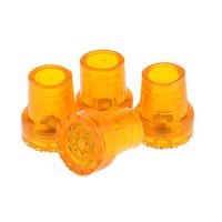 4pcs 19mm Anti Slip Rubber Crutches Tips Pad for Cane Crutch - Orange