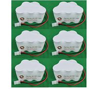 SPS Brand 6V 5000mAh Replacement Battery for Dantona CUSTOM-11 (Pack 6)