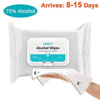 Large Wet Wipes for Adult and Kids, 8''X6'' Cleaning Wipes for at-Home Use, Hands and Body, Flip-Top Pack (1 Pack)