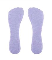 2 Pairs of Purple Lace Non-Slip Silicone Pad Seven Points Insole