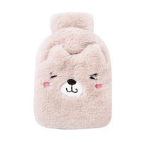 Wansan Premium Classic Hot Water Bottle with Cover and Soft Fleece for Pain Relief