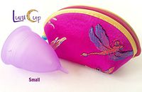 Luna Cup Menstrual, 1 Period Cup with 1 Carry Bag (S w/Zipper Case)