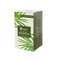 KingSeal 2.5 Inch Individually Paper Wrapped Mint Flavored Bamboo Toothpicks - 4 Pack/1000 per Pack, 100% Renewable