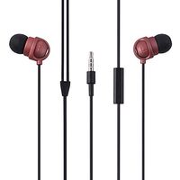 Lightweight Earbuds with Mic for iPhone and All 3.5mm Plug Cellpone Earbuds with Bass