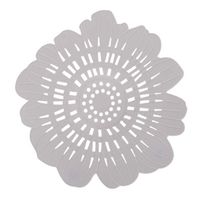 jinetor Bathroom Drain Hair Catcher Bath Stopper Plug Sink Strainer Filter Shower Covers White