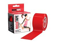 RockTape Original 2-Inch Water-Resistant Kinesiology Tape, 16.4-Foot Continuous Roll, Red