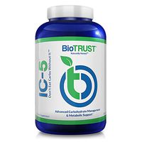 BioTrust IC-5 Keto and Carb Management Supplement, Metabolic Support for Ketosis, Supports Keto, Low Carb and Paleo Lifestyle (60 Servings)