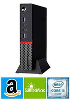 Lenovo ThinkCentre M900 Tiny Desktop Micro Tower PC (Intel Core i5-6500T, 8 GB Ram, 256 GB SSD, USB 3.0, WiFi) Windows 10 Pro (Renewed)