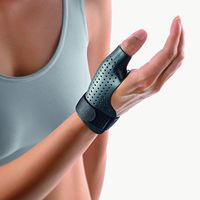 Bort 105400 SellaDur, Rigid Thumb Splint with Thumb Undersleeve, Arthritis Thumb Sprain Splint Treatment, CMC Basal Joint Immobilizer, Waterproof, Orthopedic (Left Small, 5.9″ – 6.7″ inches)
