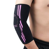 SUHAPPY 1pc Elbow Pad Protector Compression Arm Guard Brace Support Sleeve for Basketball Cycling