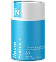 Neuro Focus + | Advanced Nootropic Formula by Nuzena - Enhance Memory, Energy, Brain Speed, and Focus (60 Capsules)