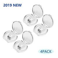 BSSZ Anti-snoring Device Nose Ventilation Magnetic Nose Clip Night Sleep Assisted Easy Breathing Sleep Comfortable Unisex 4 Packs
