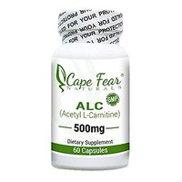 Cape Fear Naturals ALC (Acetyl-L-Carnitine), 500mg, 60 Capsules
