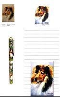 Collie Stationery Gift Set