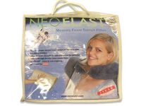 Memory Foam Contour Travel Pillow + Pillow Case Navy