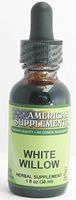 White Willow Bark American Supplements 1 oz Liquid