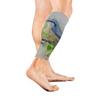 Calf Guard Sleeves Spring Bird and Flowers Sports Calves Guards Sleeves for Running, Basketball, Baseball, Football