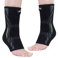 Ankle Brace Compression Support Sleeve,OROMOR FDA REGISTERED-Plantar Fasciitis Socks with Arch Support for Men & Women -Best Ankle Compression Socks for Foot and Heel Pain Relief (1Pair)