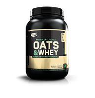 OPTIMUM NUTRITION Oats and Whey Protein Powder, Naturally Flavored Vanilla Bean, 3 Pound