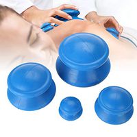 Cupping Set, 4pcs Silicone Vacuum Cups Chinese Cupping Health Care Massage Product