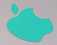 Mint Color Changer Logo Overlay for Macbook