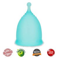 Menstrual Cups Period Cup Menstrual Cup Feminine Alternative Hygiene Protection Menstrual Cup Soft Menstrual Cup Sensitive Heavy Flow Regular Flow Engender a New Hygiene Revolution. (Large, Blue)