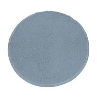 Kanzd Soft Bath Bedroom Floor Shower Round Mat Rug Non-Slip (Gray)