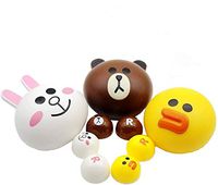 Healthcom 6 Pcs Cute Contact Lens Cases Animal Mini Pupil Care Box Portable Case Contact Travel Kit Mirror Container Holder Storage Eye Care Kit,Rabbit,Bear and Duck