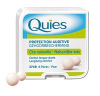 Caswell-Massey Boules Quies Ear Plugs – Natural Beeswax and Cotton Plugs for Swimming, Sleeping – Disposable, Reusable – 8 Pairs