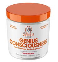 Genius Consciousness - Super Nootropic Brain Booster Supplement - Enhance Focus, Boost Concentration & Improve Memory | Mind Enhancement with Alpha GPC & Lions Mane Mushroom for Neuro Energy & IQ