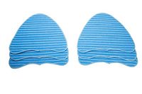 LTWHOME Scrubbing Comportable Using Mop Pads Suit Fit for Vax S2 Series and Hoover WH20200 Steam Mop,Compare to Hoover Part No. WH01000 (Pack of 6)