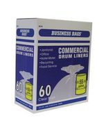 Professional'S Choice Commercial Drum Liners 55 Gal. 0.67mil Clear 60 / Boxed