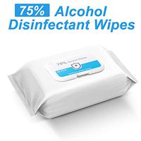 Disinfectant Wipes (2 Packs,110 Wipes),Large Wet Wipes(8"x6"),75% Al-cohol Soft Wipes for All-Purpose Cleaning