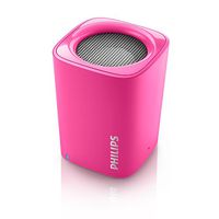 Philips BT100P/37 Wireless Mini Portable Bluetooth Speaker (Pink)